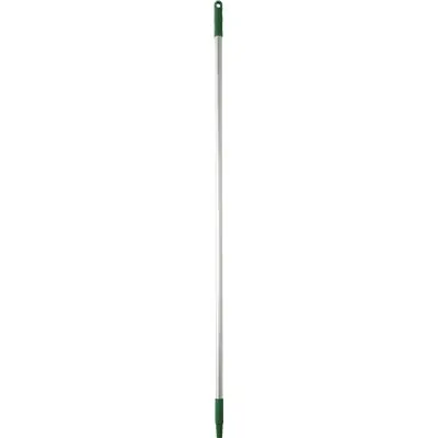 Vikan Hygiene Aluminium Steel - 1460mm - Ø25mm - Groen - met Schroefdraad