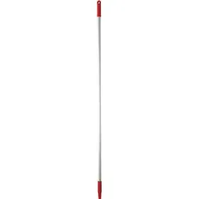 Vikan Hygiene Aluminium Steel - 1460mm - Ø25mm - Rood - met Schroefdraad