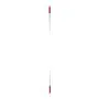 Vikan Hygiene Aluminium Steel - 1460mm - Ø25mm - Rood - met Schroefdraad