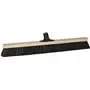 Vikan Classic Blank Houten Veger - Zwarte Zachte Vezels - met Steelaansluiting - 620mm
