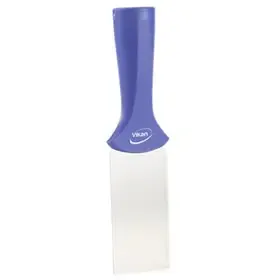 Vikan Hygiene Handschraper met RVS Blad - Paars - 50mm - met Schroefdraad