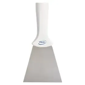 Vikan Hygiene Handschraper met RVS Blad - Wit - 100mm - met Schroefdraad