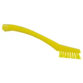 Vikan Hygiene Precisieborstel - Geel - Extra Harde Vezels - 205mm