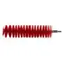 Vikan Hygiene Pijpenborstel voor Flexibele Kabel - Rood - Medium Vezels - 200mm - Ø40mm