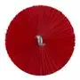 Vikan Hygiene Pijpenborstel voor Flexibele Kabel - Rood - Medium Vezels - 200mm - Ø40mm