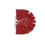 Vikan Hygiene Pijpenborstel - Rood - Medium Vezels - Steelmodel - Ø175mm