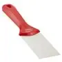 Vikan Hygiene Handschraper met RVS Blad - Rood - 50mm
