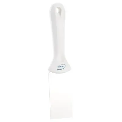 Vikan Hygiene Handschraper met RVS Blad - Wit - 50mm
