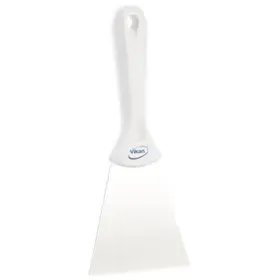 Vikan Hygiene Handschraper met RVS Blad - Wit - 100mm