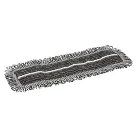 Vikan Microfibre Damp 47 - Microvezel Vlakmop - Donkergrijs - Pocket - 400mm