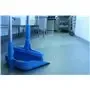 Vikan Hygiene Stofblik met Rechtopstaande Aluminium Steel 75cm - Blauw - 330mm