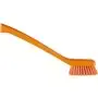 Vikan Hygiene Smalle Borstel Lange Steel - Oranje - Harde Vezels - 420mm