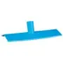 Vikan Hygiene Nylon Schraper-Duwer - Blauw - met Steelaansluiting - 270mm