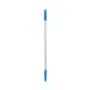 Vikan Hygiene Aluminium Steel - 840mm - Ø22mm - Blauw - met Schroefdraad