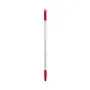 Vikan Hygiene Aluminium Steel - 840mm - Ø22mm - Rood - met Schroefdraad