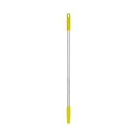 Vikan Hygiene Aluminium Steel - 840mm - Ø22mm - Geel - met Schroefdraad