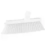 Vikan Hygiene Medium Veger voor Stofblik met Lange Steel - 250 mm - Wit