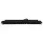 Vikan Hygiene Medium Veger voor Stofblik met Lange Steel - 250 mm - Zwart