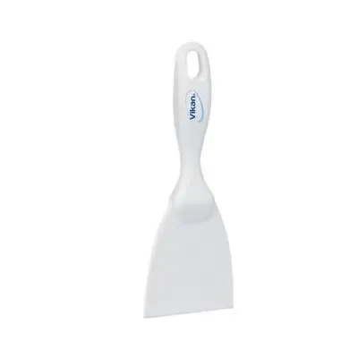 Vikan Hygiene Handschraper - Metaaldetecteerbaar - Wit - Recht - 75mm