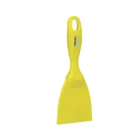 Vikan Hygiene Handschraper - Metaaldetecteerbaar - Geel - Recht - 75mm