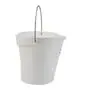 Vikan Hygiene Emmer met Schenktuit - Metaaldetecteerbaar - Wit - Maatverdeling - 12ltr