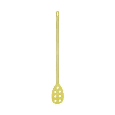 Vikan Hygiene Roerspatel met Geperforeerd Blad - Metaaldetecteerbaar - Geel - Ø31mm - 1200mm