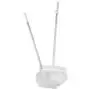 Vikan Hygiene Combinatieset Stofblik 350mm - Wit - met Medium Veger 250mm en ALU Steel 840mm