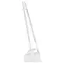 Vikan Hygiene Combinatieset Stofblik 350mm - Wit - met Medium Veger 250mm en ALU Steel 840mm