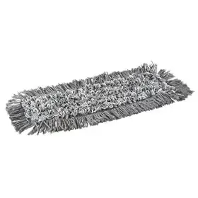 Vikan Microfibre Damp 43 - Microvezel Vlakmop - Grijs - Pocket - 400mm