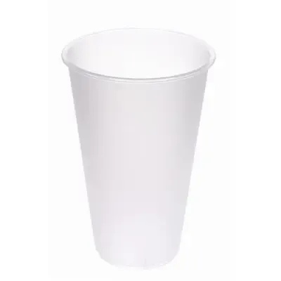 Milkshakebekers "Herbruikbaar" 400ml (16oz), PP Ø 9 x 13,5 cm Transparant -Horecavoordeel.com-