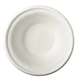 Salade Schaaltje Bowl Soepkom 380ml Suikerriet Pure Rond  Ø 155mm x 46mm Hoog PFAS Vrij -Horecavoordeel.com-