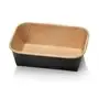 Kraft Bakjes 750ml Bruin/Zwart 168 Serie Rechthoek 168 x 118 x 58mm -Horecavoordeel.com-