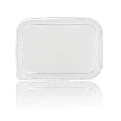 Deksels 168 Serie PP Transparant Rechthoek 168 x 118mm -Horecavoordeel.com-