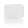 Deksels 168 Serie PP Transparant Rechthoek 168 x 118mm -Horecavoordeel.com-