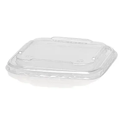 Deksels 129 Serie PP Transparant Vierkant 129 x 129mm -Horecavoordeel.com-