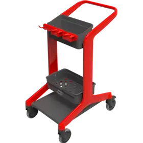 Vikan Hygo Mobiel Reinigingsstation Ongemonteerd 780mm Rood
