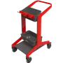 Vikan Hygo Mobiel Reinigingsstation Ongemonteerd 780mm Rood