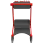 Vikan Hygo Mobiel Reinigingsstation Ongemonteerd 780mm Rood