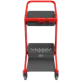 Vikan Hygo Mobiel Reinigingsstation Ongemonteerd 780mm Rood
