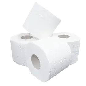 Toiletpapier Traditioneel  100% Cellulose 4 laags 180 vel Verpakking 8 x 8 rollen -Horecavoordeel.com-