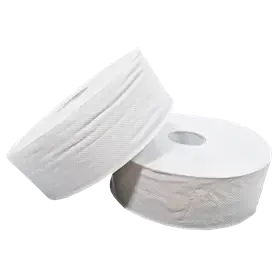 Toiletpapier Maxi Jumbo  100% Recycled 1 laags 525 meter Verpakking 6 rollen -Horecavoordeel.com-