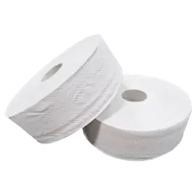 Toiletpapier Maxi Jumbo  Recycled Tissue 2 laags 380 meter Verpakking 6 rollen -Horecavoordeel.com-
