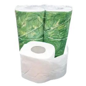 Toiletpapier met Banderol EU Ecolabel 100% Cellulose  2 laags 180 vel Verpakking 24 x 4 rollen -Horecavoordeel.com-