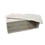 Handdoeken Z Gevouwen Recycled Naturel 1 laags 23 x 25 cm Verpakking 20 x 250 doeken -Horecavoordeel.com-