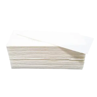 Handdoeken Z Gevouwen 100% Cellulose 1 laags 23 x 25 cm Verpakking 20 x 200 doeken -Horecavoordeel.com-