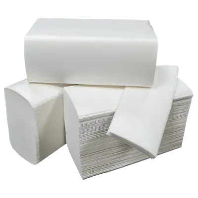 Handdoeken Multifold X Rugbreedte 8 cm 100% Cellulose 2 laags 20,5 x 24 cm Verpakking 20 x 153 doeken -Horecavoordeel.com-