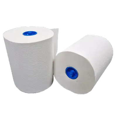 Handdoekrol  Mini Matic 100% Cellulose 2 laags 18,2 cm Verpakking 6 x 115 meter -Horecavoordeel.com-