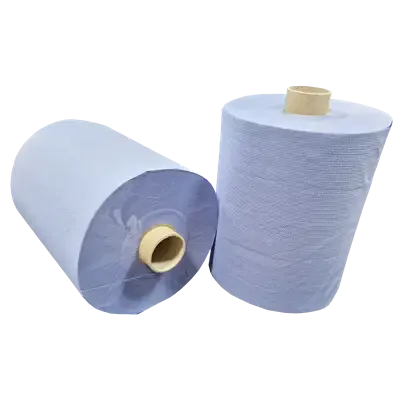 Handdoekrol  Motion 100% Cellulose Blauw 2 laags 23 cm Verpakking 6 x 150 meter -Horecavoordeel.com-