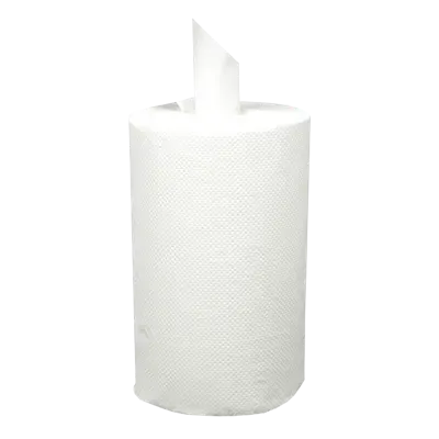 Handdoekrol Mini Coreless EU Ecolabel 100% Cellulose  1 laags 19 cm Verpakking 12 x 120 meter -Horecavoordeel.com-