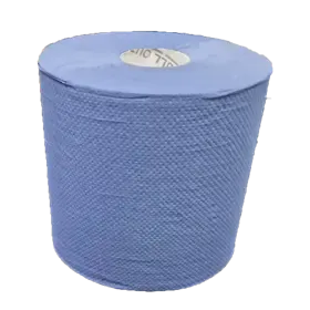 Handdoekrol Midi Centerfeed EU Ecolabel Recycled Blauw 1 laags 19 cm Verpakking 6 rollen  -Horecavoordeel.com-